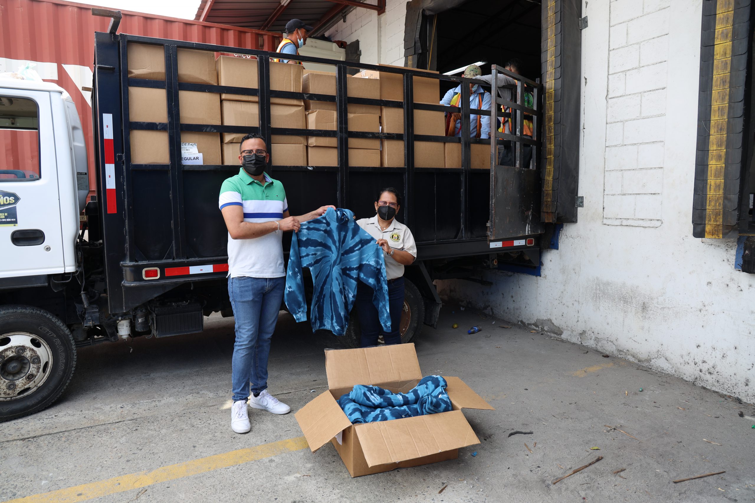 MORE THAN 15,000 GARMENTS FOR THOSE AFFECTED IN GUANAJA